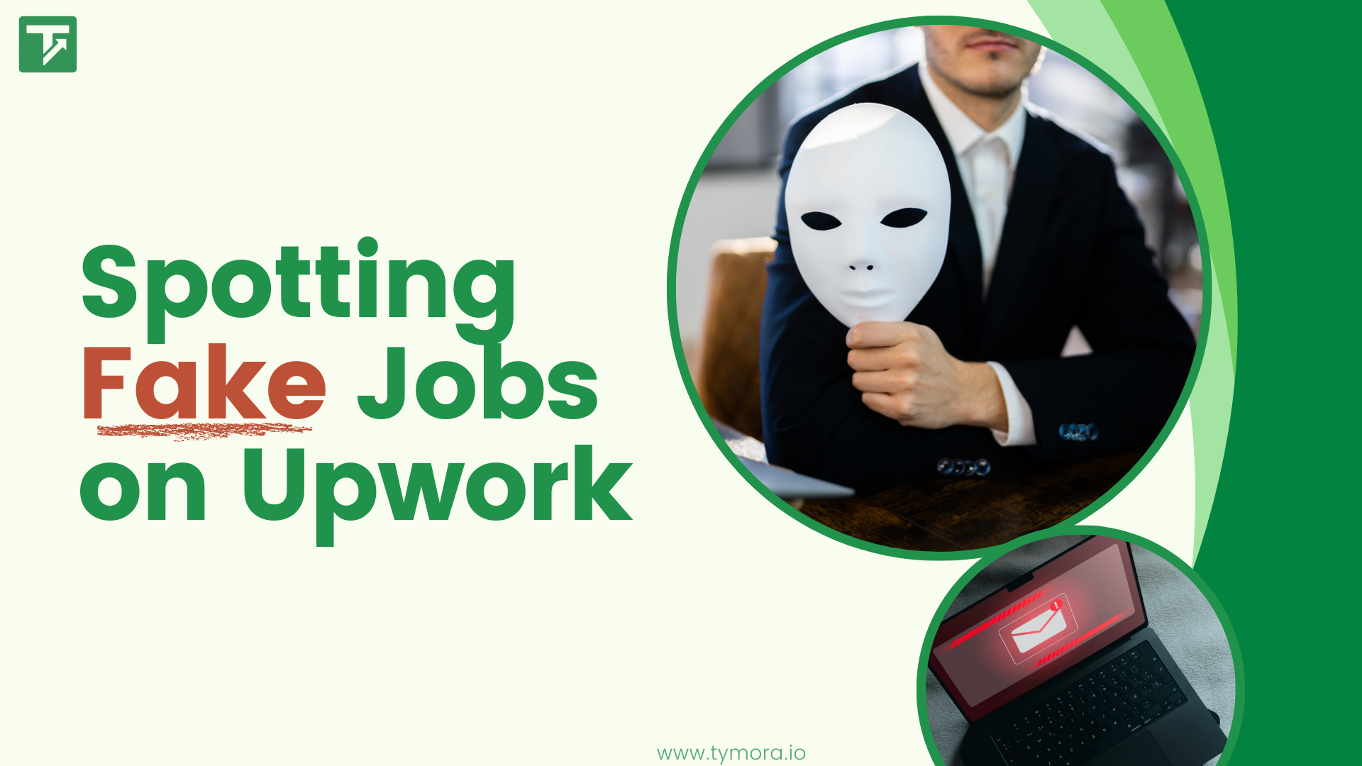 Spotting fake jobs on upwork