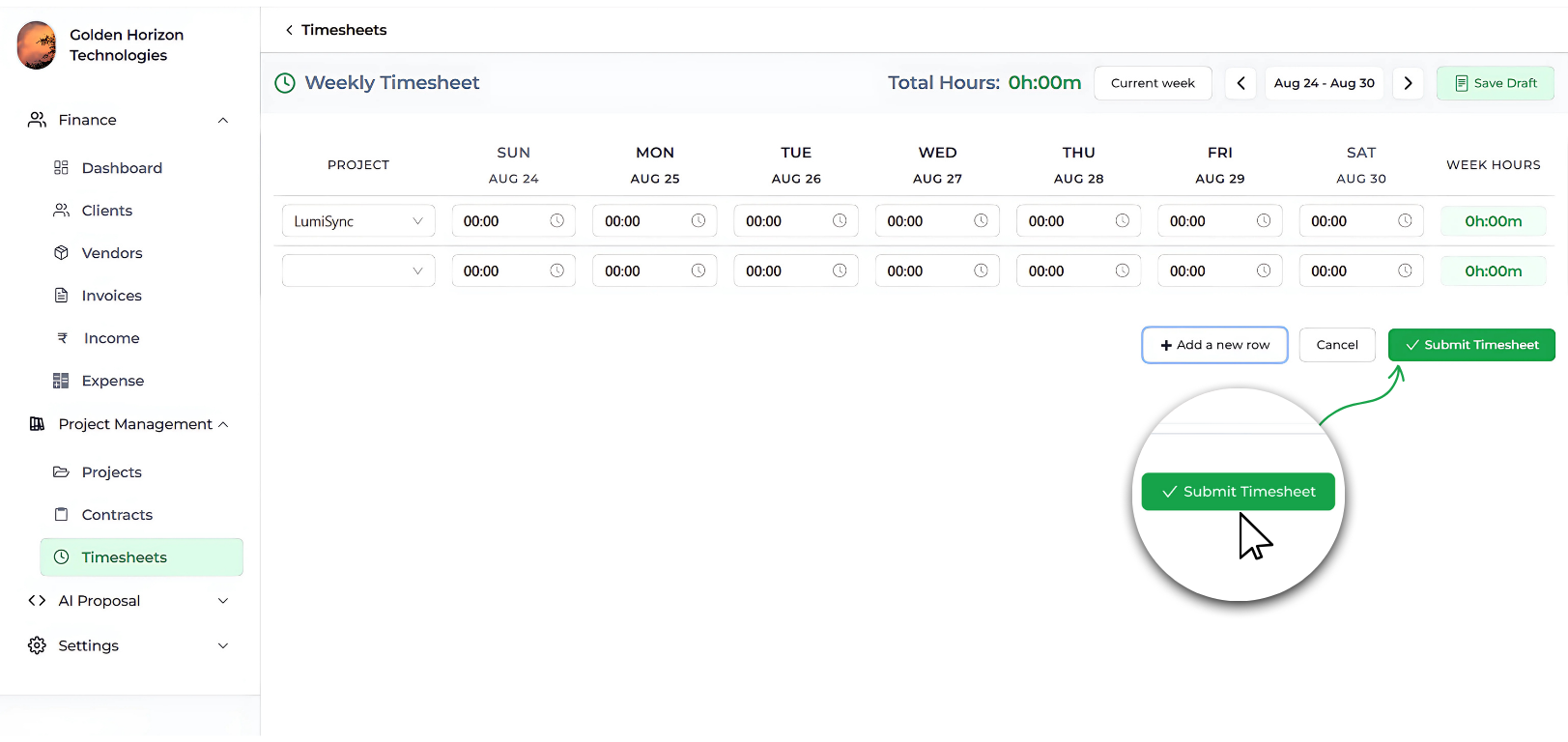 submit your timesheet