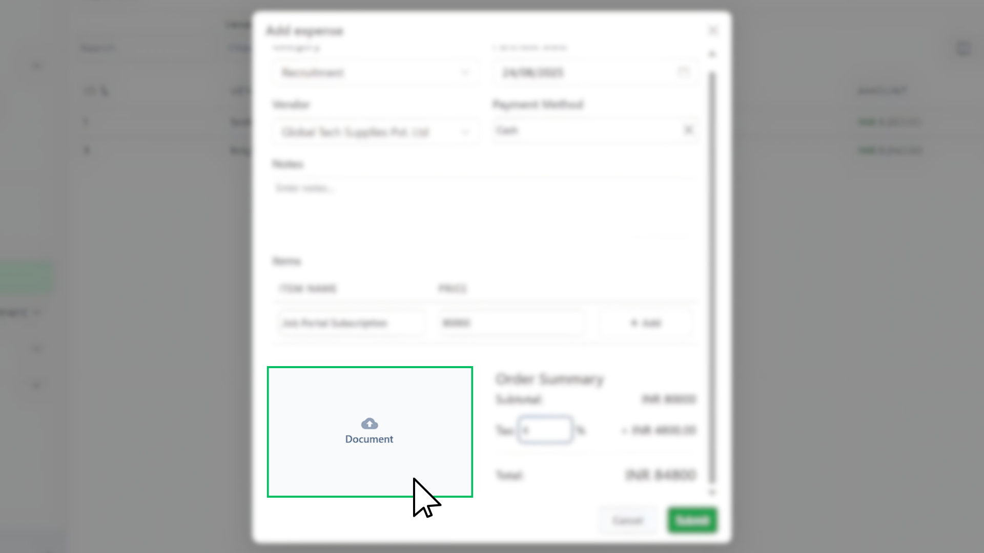 attach supporting documents