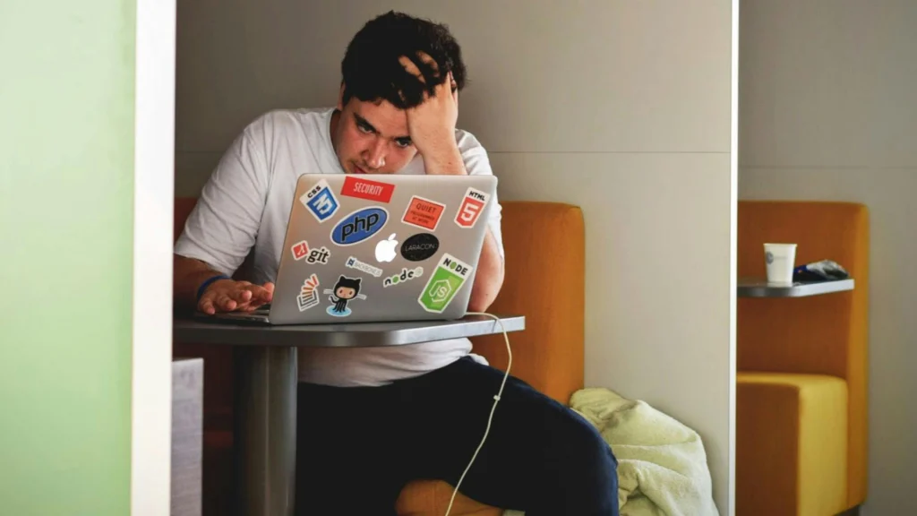 frustrated upwork freelancer