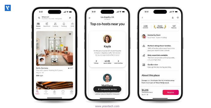 airbnb interface